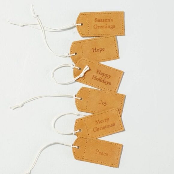 6 Hearth & Hand Magnolia Leather Tags - Picture 2 of 8